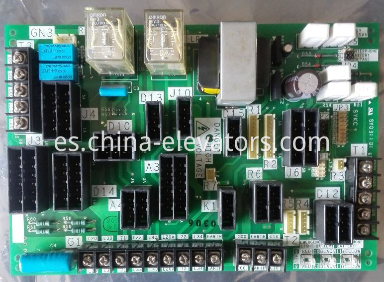 Tablero de interfaz del operador de la puerta para ascensores Mitsubishi GPS-3 GPS-III Door Operator Interface Board for Mitsubishi GPS-3 GPS-III Elevators
